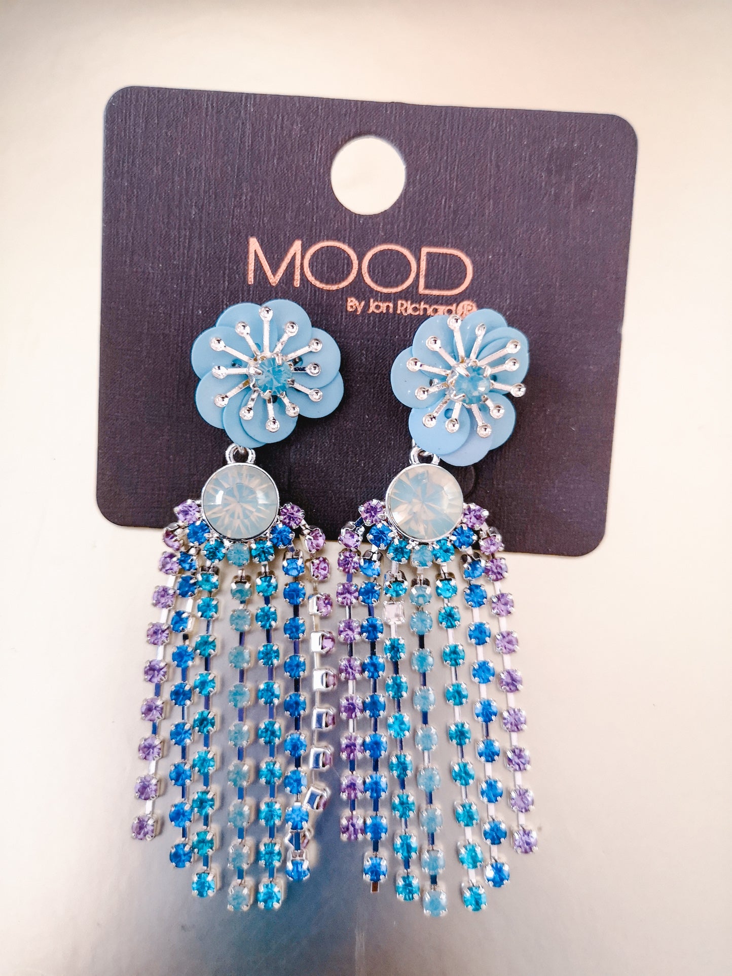 The Gift Shop - Mood by Jon Richard Blue ombre earrings